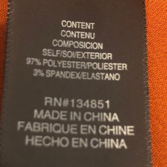 NWT WAYF Rust Cutout Midi Evening Dress Long Sleeve V Neck Bronze Copper Small - Picture 5 of 16